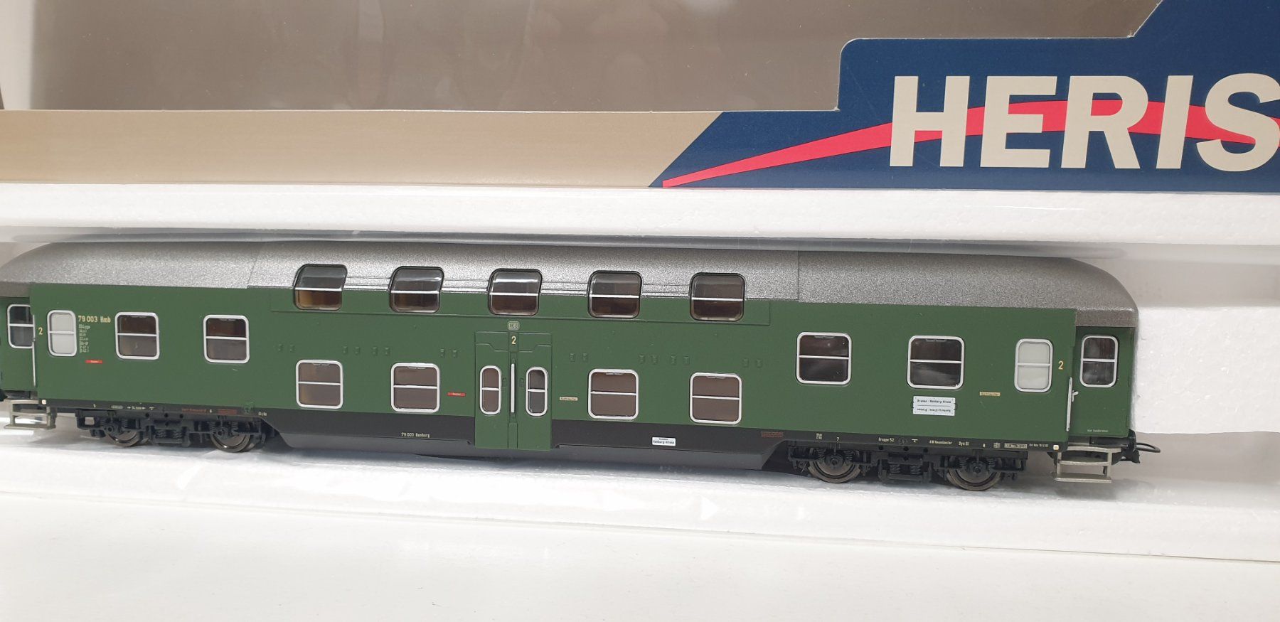 Modellini di ferrovie: Heris DB  Doppelstock  H0/DC – Nuovo (secondo la descrizione) da Neuenhof venduto da ludovicco 3