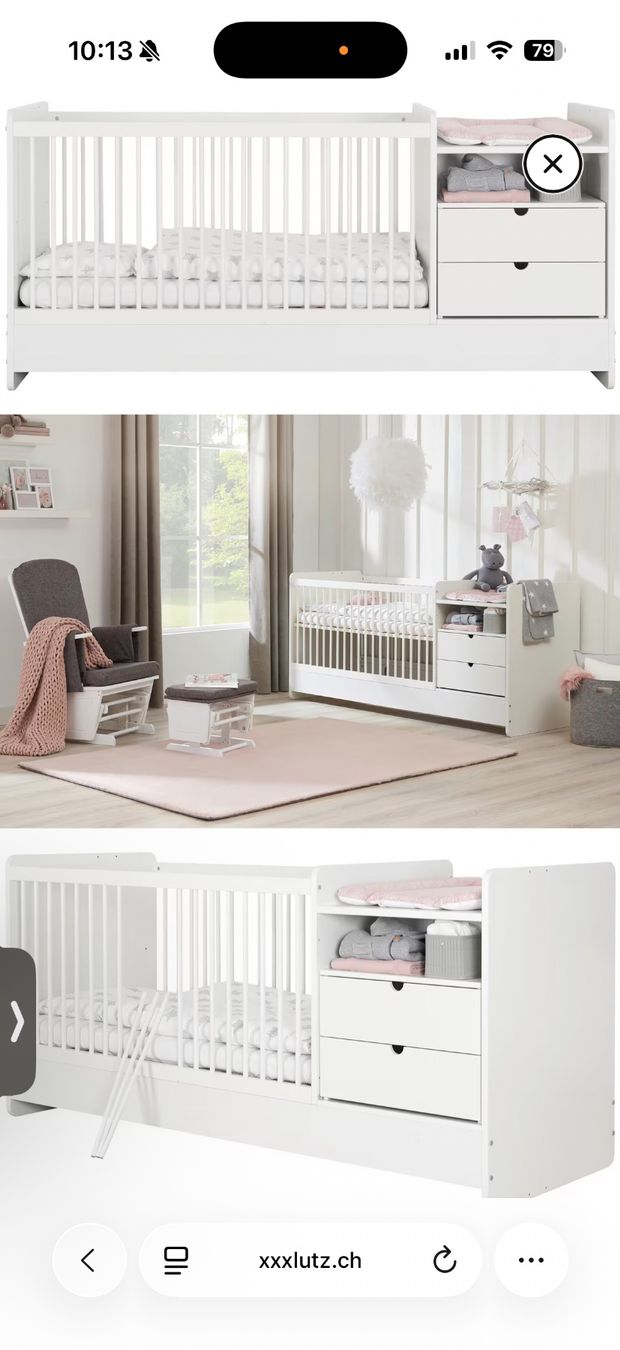 Letti: Babybett – Usato da Gerlafingen venduto da Kef.a 2