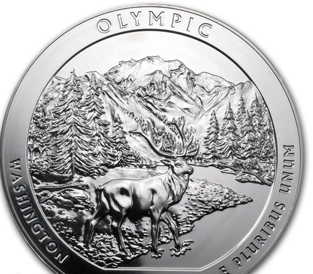 Tutti le monete: 5 Oz Silber - Washington Olympic Quarter Dollar 2011 – Usato da Leibstadt venduto da Oxygen73
