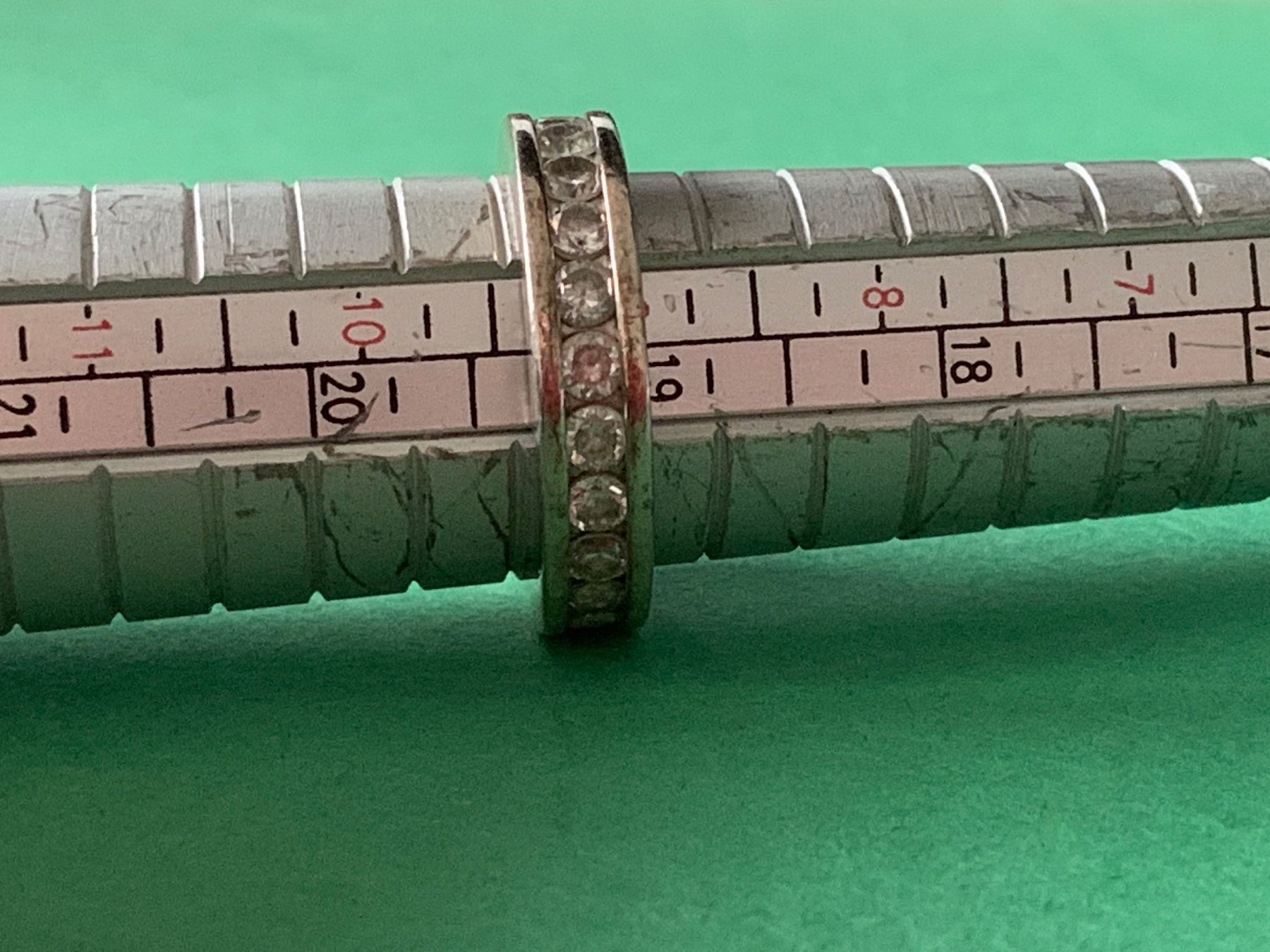 Anelli: Silberring Kranz weiss (61) – Usato da Laufen venduto da Bellebellezza 4