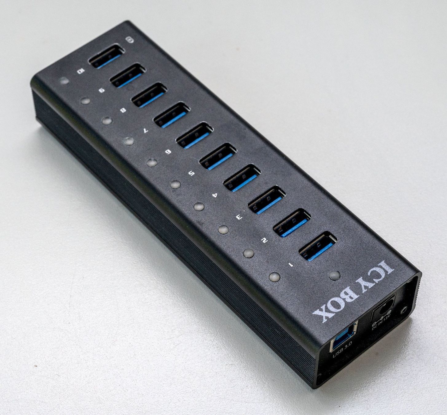 Hub & Switch: ICY BOX 10 Port USB 3.0 Hub – Usato da Bern venduto da Moonsilver 1