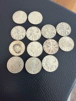 13x Österreich 10 Schilling Silbermünzen (1957, 1972, 1973) 