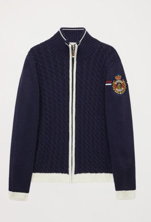 Polo Club Strickjacke Damen, Grösse S, Dunkelblau