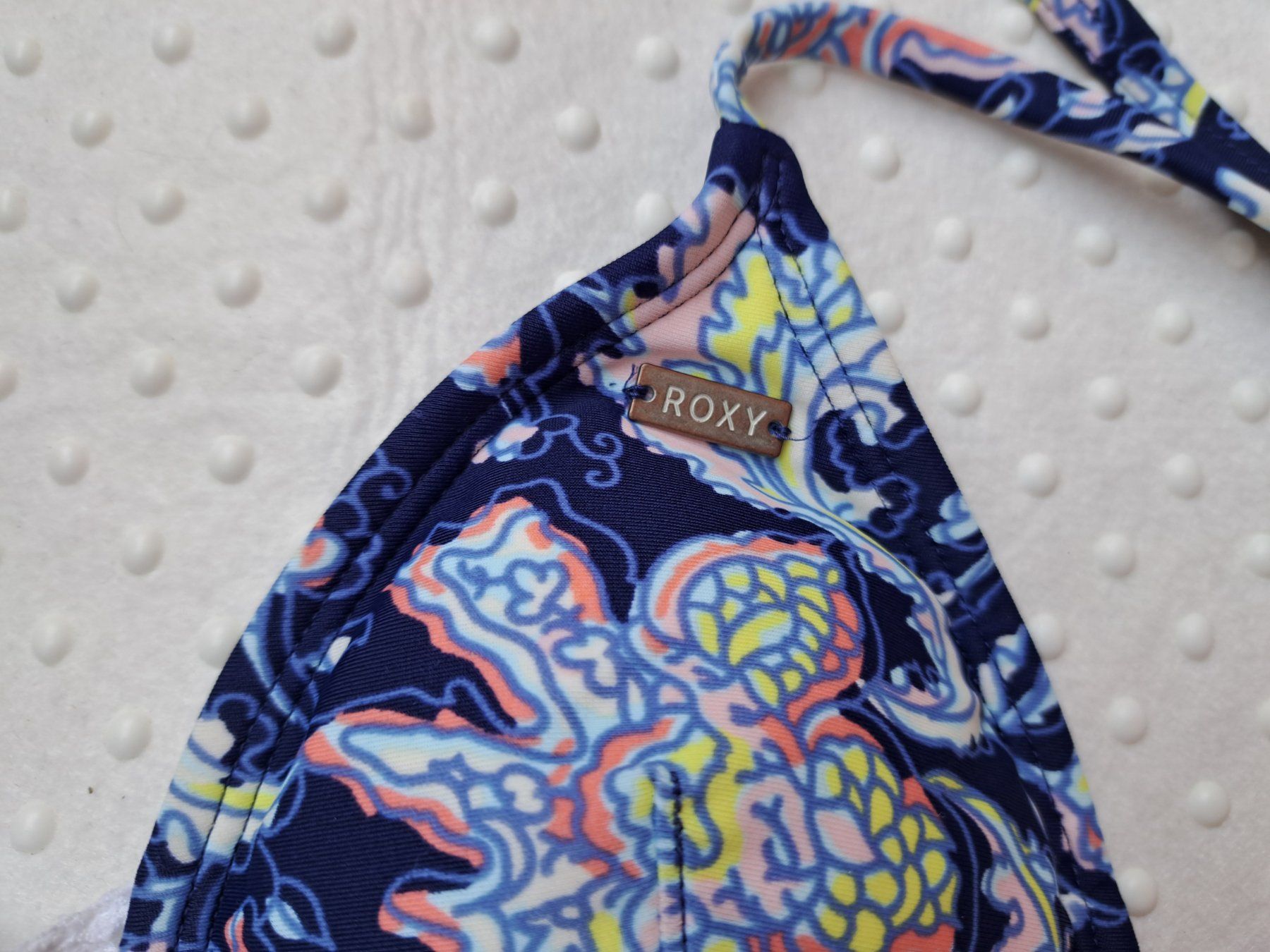 Roxy Costumi da bagno & Bikini: NEU! Roxy Bikini Top, blau gemustert, Gr. A70 – Nuovo (secondo la descrizione) da Gysenstein venduto da joshuas81 2