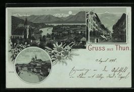Mondschein-Lithographie Thun, Hauptgasse