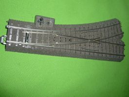 Märklin C-Gleis 24611 Linksweiche Handbetrieb dreckig, ok 01