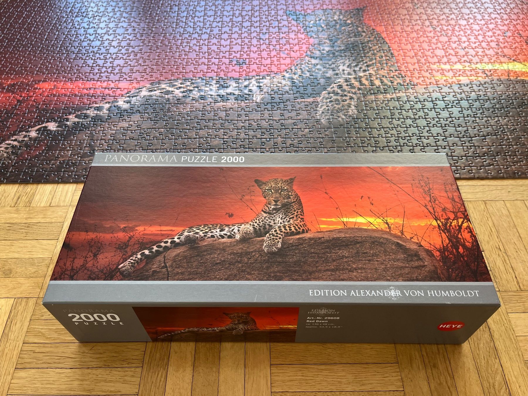 Heye Puzzle: Panorama Puzzle Leopard 2000 Teile - Edition Humboldt – Usato da Zürich venduto da Gurkis 1