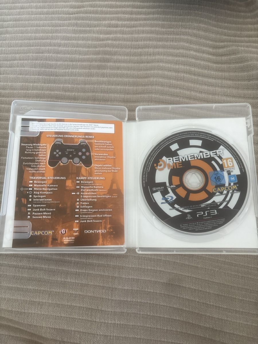 Jeux: REMEMBER ME PS3 – D'occasion à Mézières FR par kod_kp5z 2