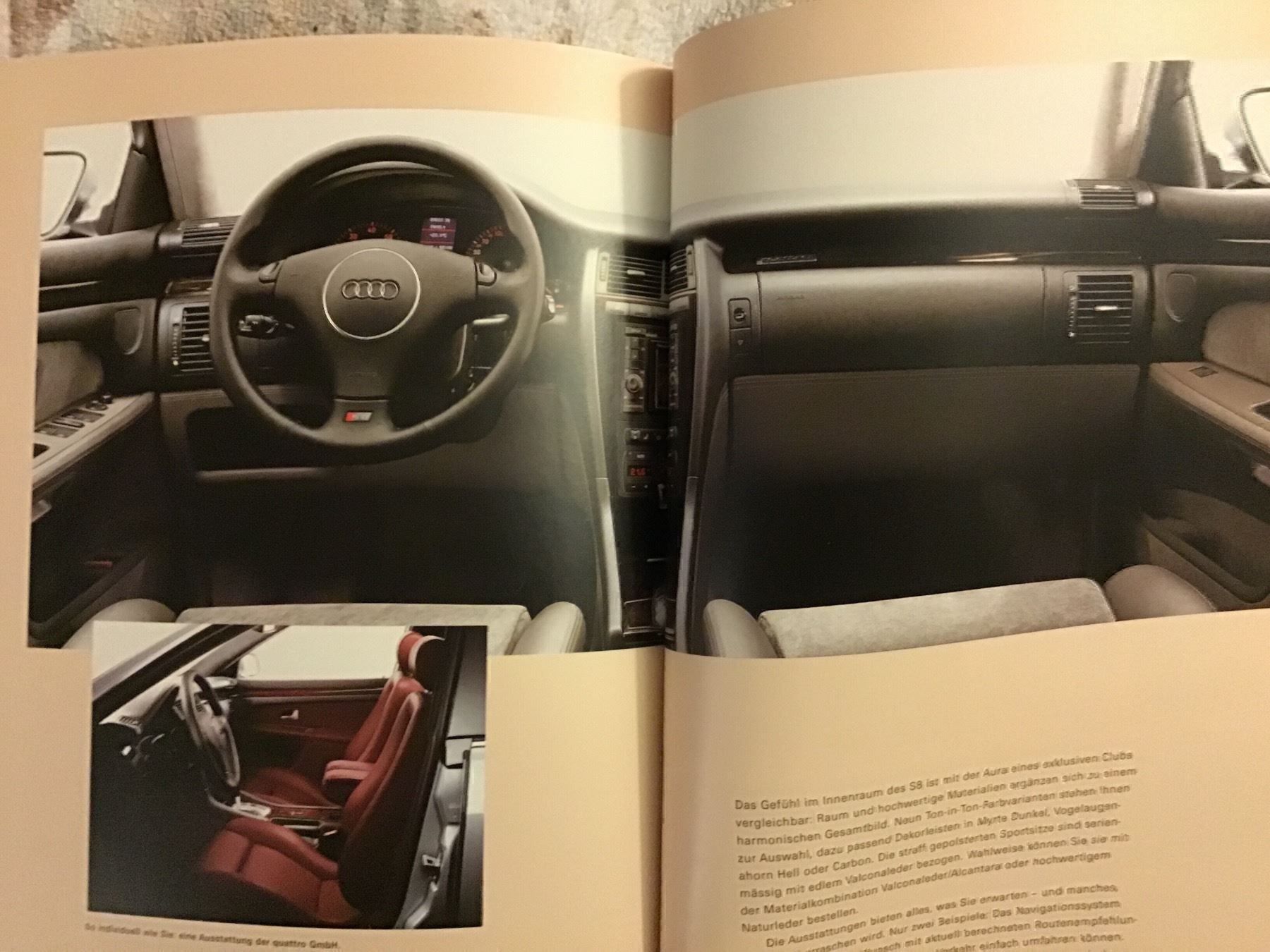 Audi Documenti: Audi S8 Verkaufsprospekt, top, Juni 2000 – Usato da Scherzingen venduto da Starseller62 4