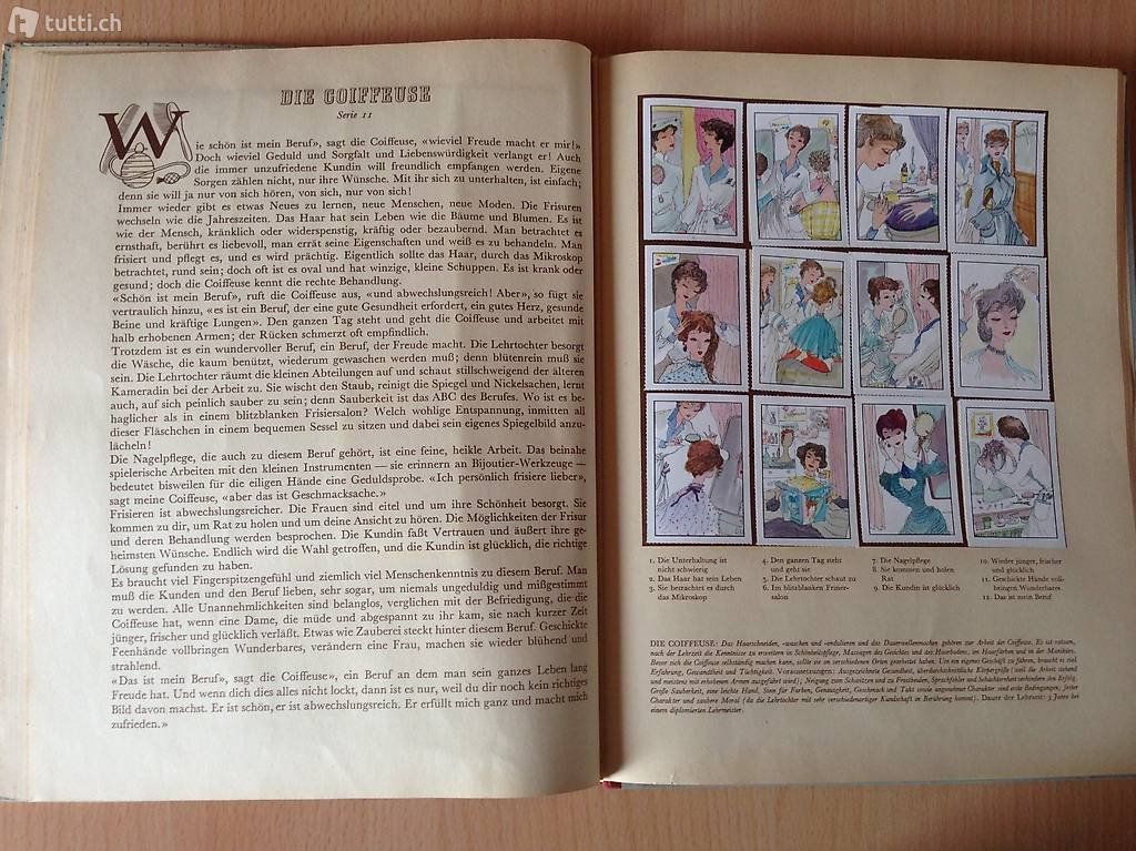 Sammelbilder & Trading cards: Berufsfibel mit komplett eingeklebten Sammelbildern – Gebraucht aus Lütisburg von wiesenpippau 3