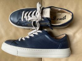 PAUL GREEN Sneakers blau mit Wechselsohle Gr. 7 / 40.5 Neu