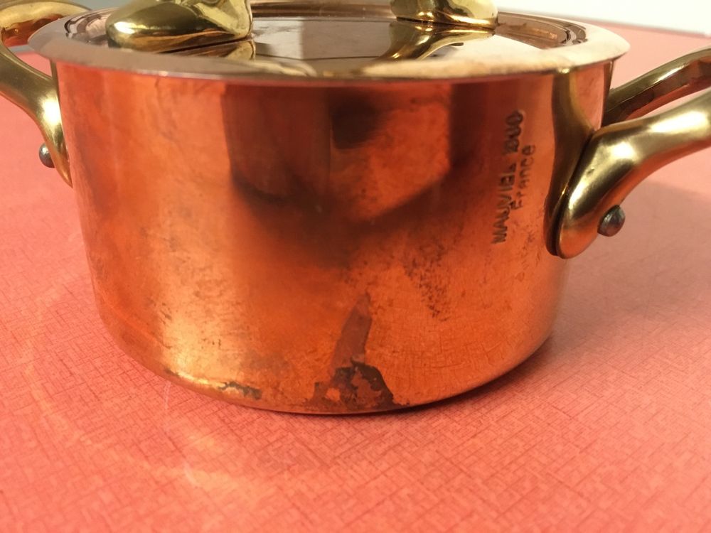 Kleine Kupfer Topf M‘minis von Mauviel France seit 1830. Kaufen auf