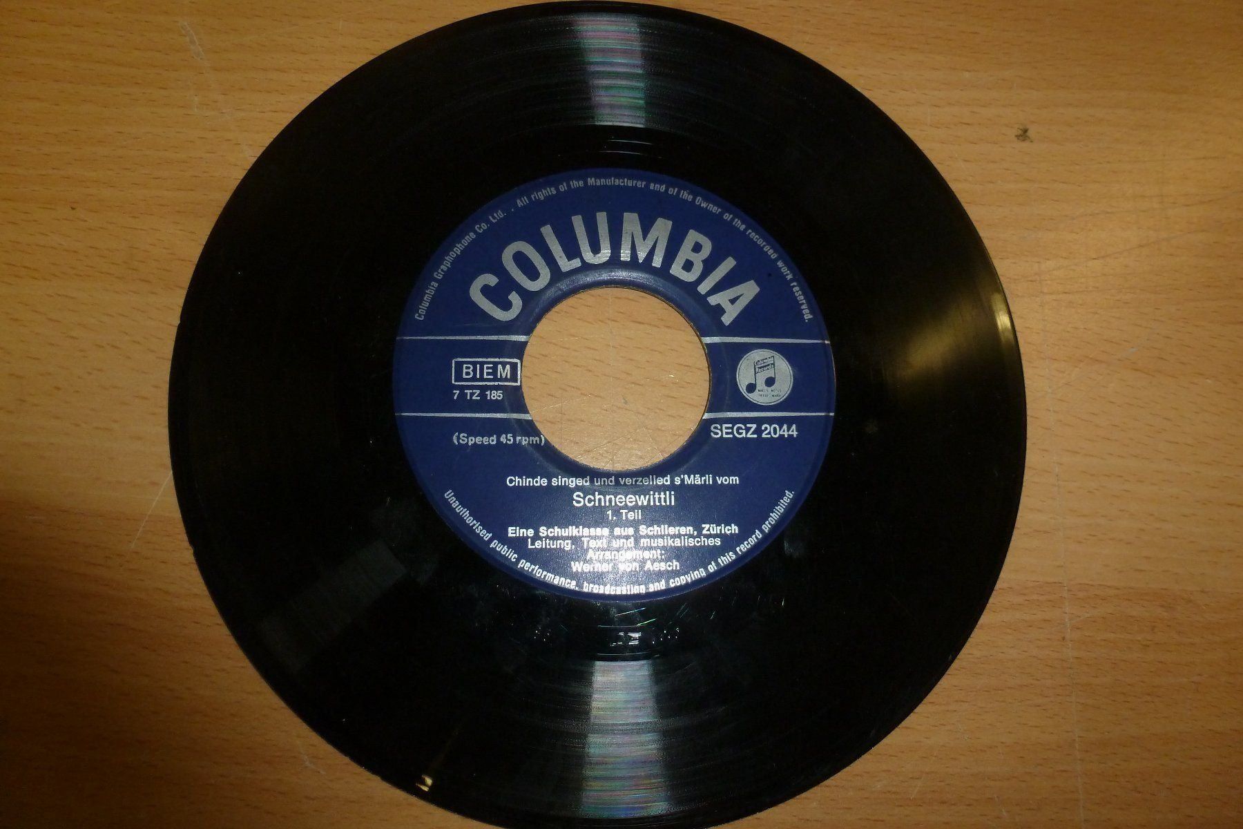 Dischi in vinile: Trudi Gerster Verzellt ** Schneewittli – Usato da Emmen venduto da newcar4you 1