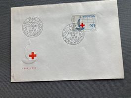 Briefumschlag Rotes Kreuz Bern 21.11.63 Sonderstempel 196...