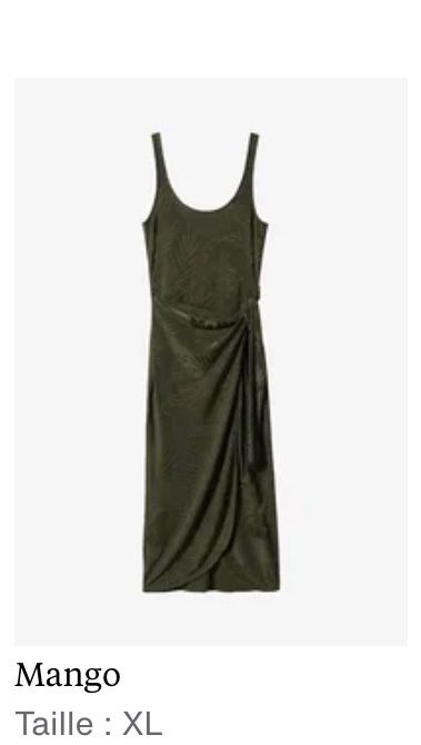 Mango Kleider: Mango robe XL verte – Neu (gemäss Beschreibung) aus Bossonnens von Ylangsoleil