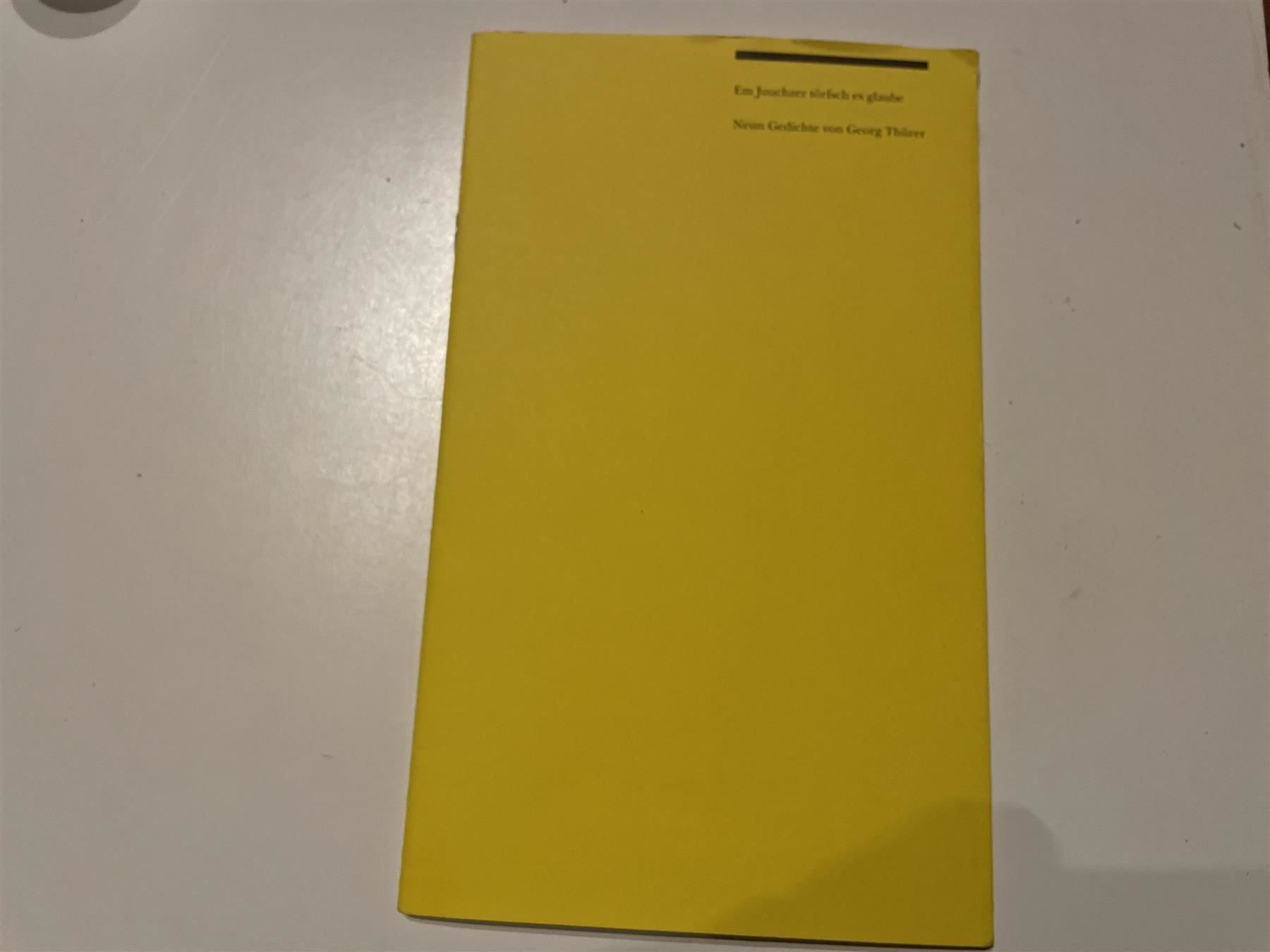 Libri: Em Juuchzer törfsch es glaube – Usato da St. Gallen venduto da elk2021