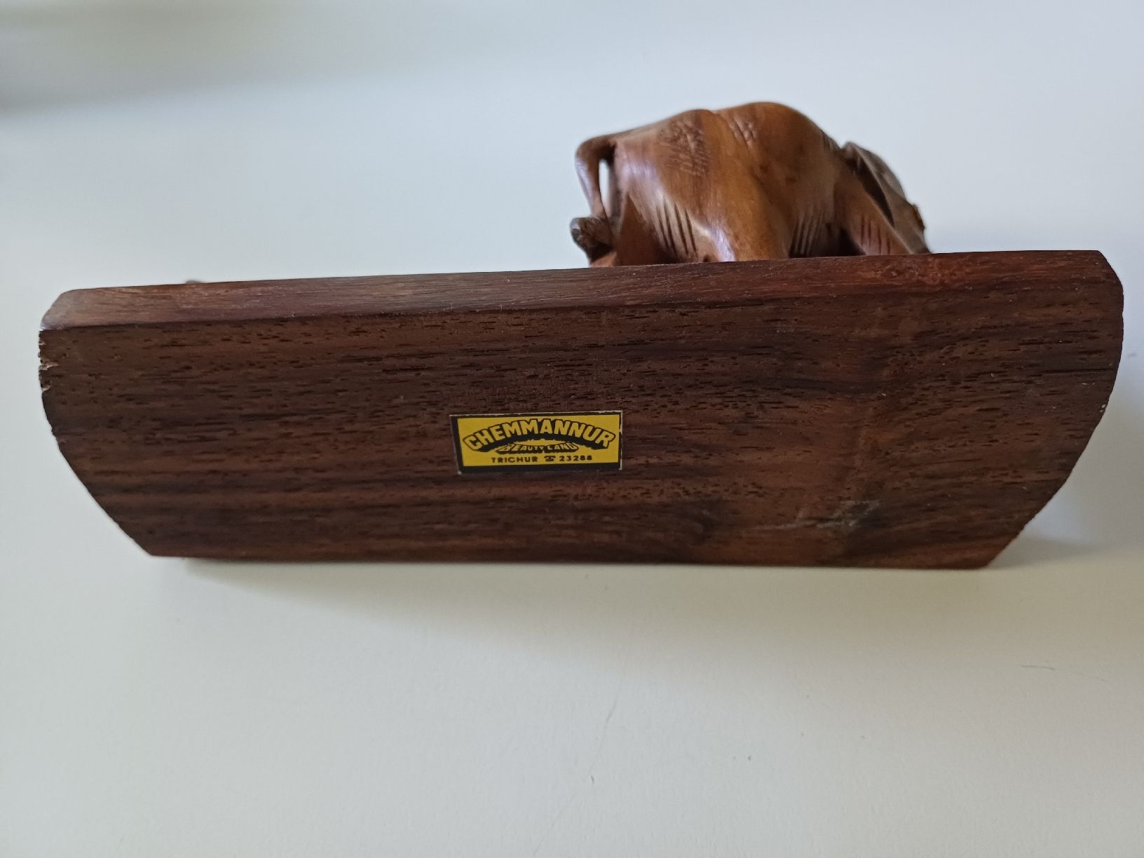 Statuette: Holzelefant Figur, Elfenbein, Vintage – Usato da Zürich venduto da Avocadokern 3