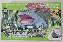 pokemon vert feuille nintendo gameboy advance complet JAP 