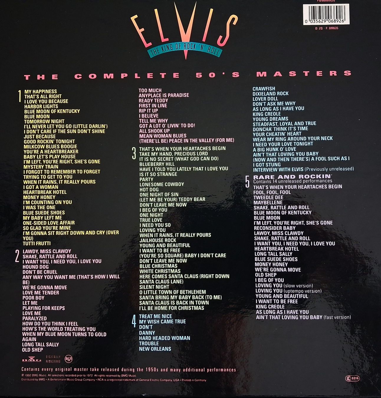 CD: Elvis - The Complete 50s & 70s Masters, 2 Boxen, 10 CD's – Usato da Wilderswil venduto da Silverybrown 3