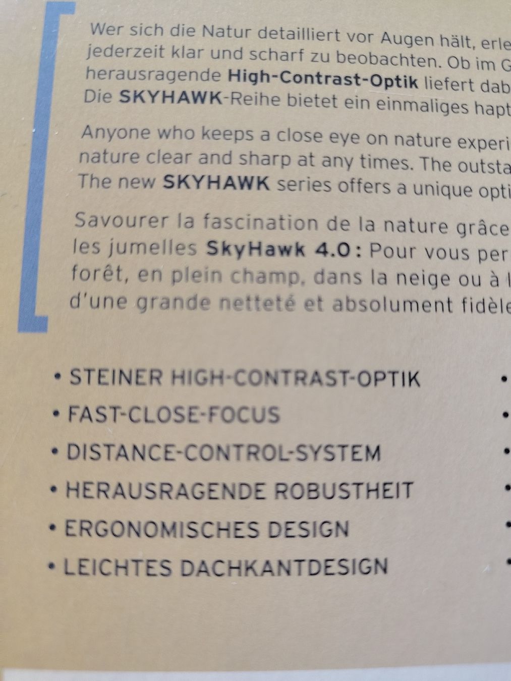 Jumelles: Steiner Skyhawk 8x32 Fernglas Feldstecher  – Neuf (Voir description) à Frauenfeld par V-Popeye 4