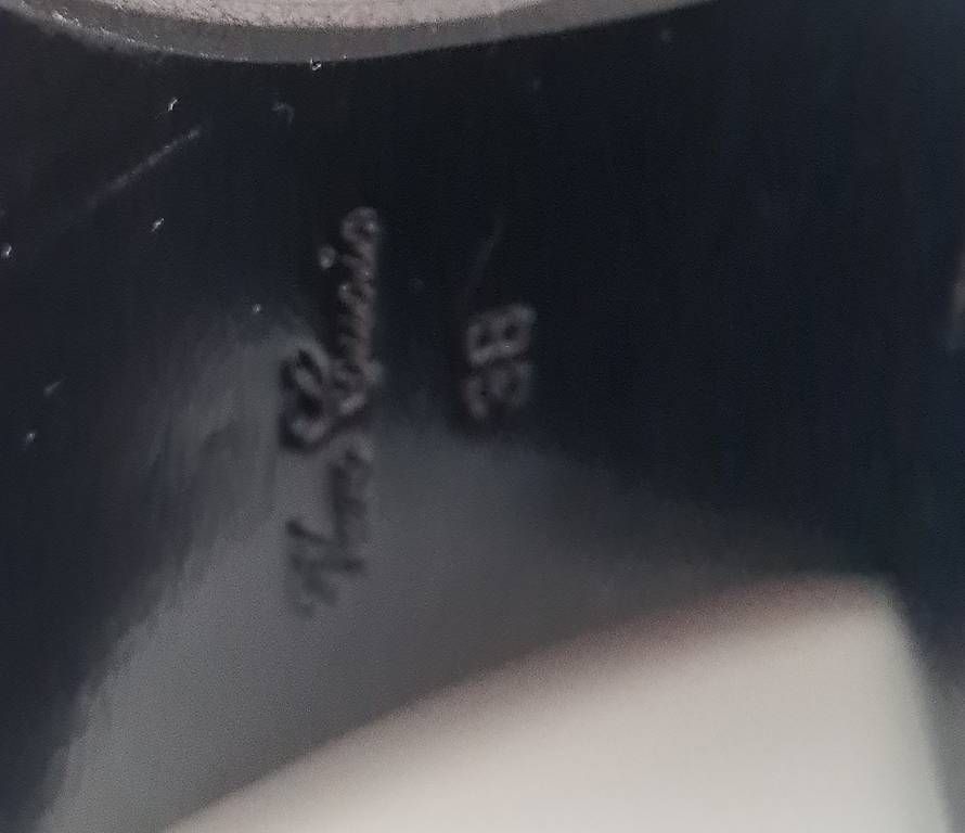 Damenschuhe: Lederstiefelette,  schwarz,  Gr. 38, Blockabsatz – Gebraucht aus Kreuzlingen von vir_thb7 3