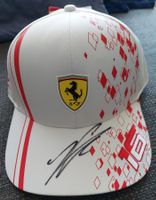 Mütze Cap Charles Leclerc Ferrari Nr.16 - Autogramm F1