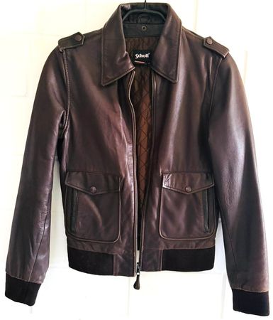 SCHOTT Original Lederjacke Pilotenjacke