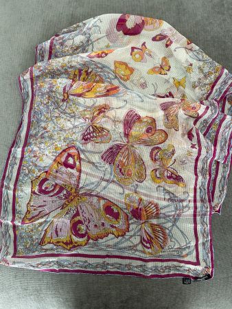 Vintage Designer Seidenschal Emilio Pucci, Schmetterlinge