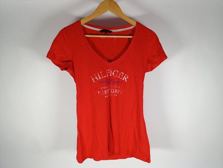 TOMMY HILFIGER T-shirt rouge style marin taille M