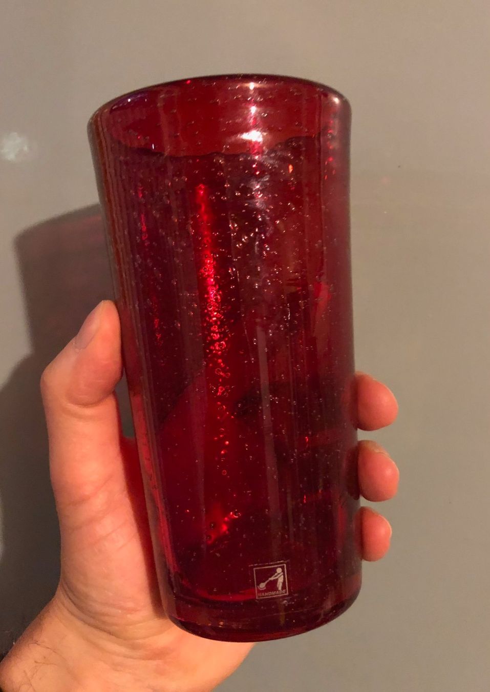 Bicchieri: Rote Trinkgläser 40cl (4er-Set) – Nuovo (secondo la descrizione) da Buchs SG venduto da Handyman77 3