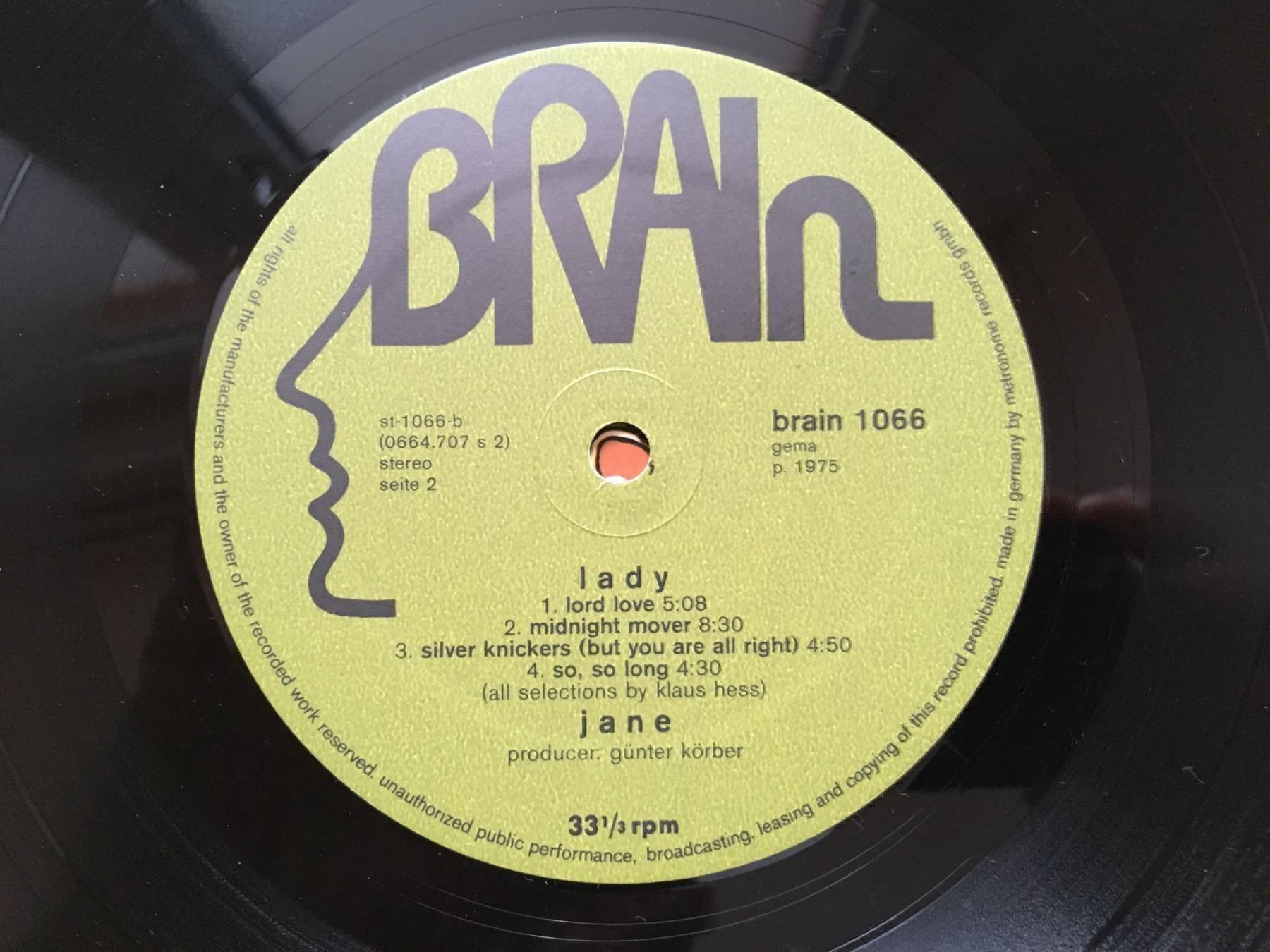 Schallplatten: Jane - Lady – Gebraucht aus Uster von mojorisin01 3