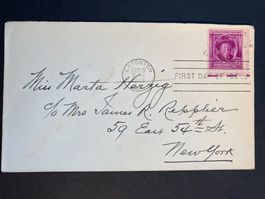 USA 1948 privater FDC 100.Geburtstag Joel Chandler Harris