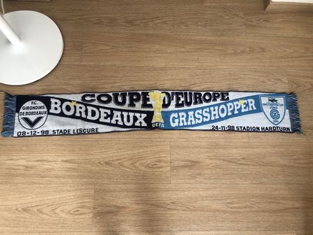 Schal Bordeaux - Grasshopper Club Zürich 1998 UEFA Cup