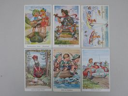 ALTE AK DEUTSCHLAND MIT LEPORELLO SEHENSWÜRDIGKEITEN