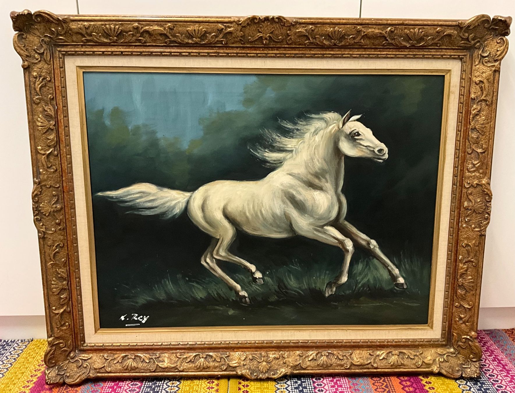 Gemälde: Bild mit Pferd – Gebraucht aus Urdorf von estelledavidson