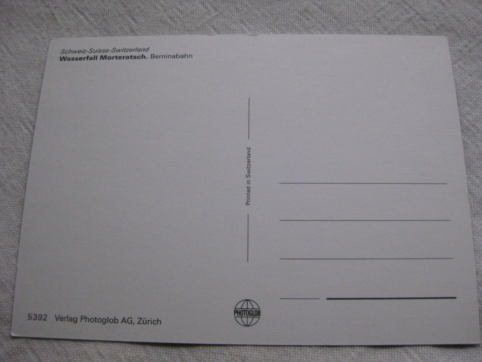 Ansichtskarten: AK Berninabahn – Gebraucht aus Malters von Marosko 1