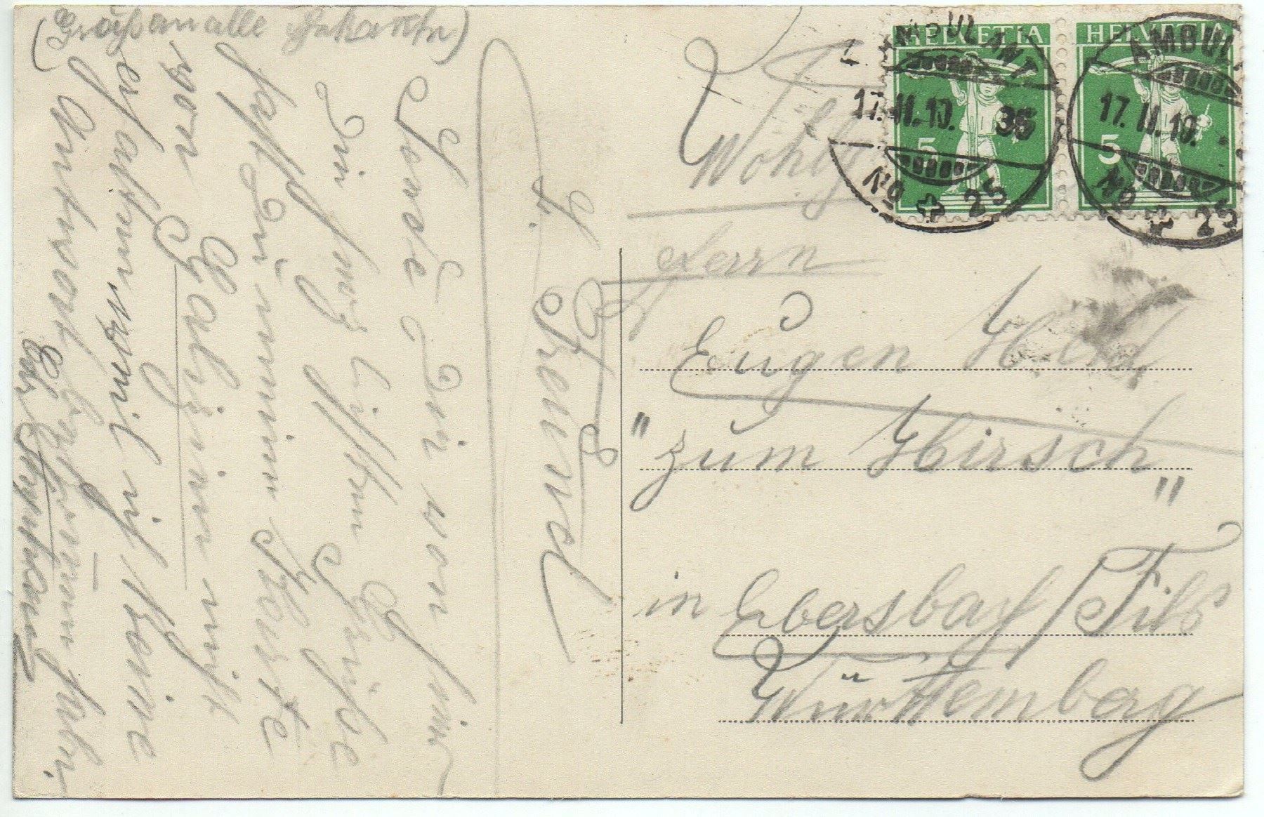 Cartoline postali: BUCHS-WERDENBERG – Usato da Jona venduto da philajona 1
