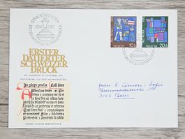 CL17 Enveloppe + Timbre Suisse 1970