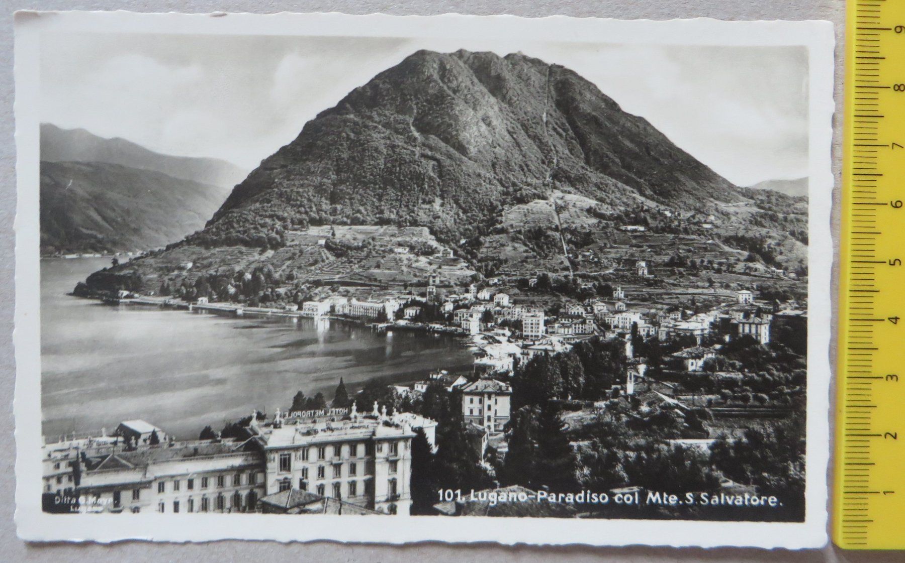 Cartes postales: ALTE ANSICHTSKARTE LUGANO PARADISO , Mte. S.SALVATORE – D'occasion à Neuhausen am Rheinfall par Arielle55