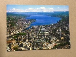Zürich Zürichsee Panorama Flugaufnahme