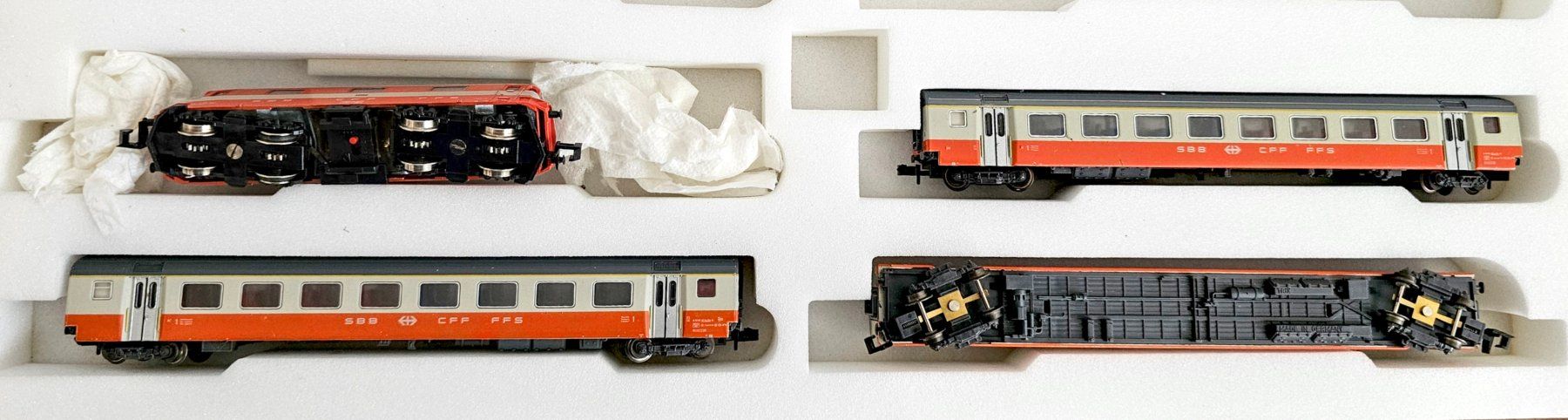 Modellini di ferrovie: Modeleisenbahn Spur N  Zugskomposition – Usato da Walenstadt venduto da pedroju-1 1