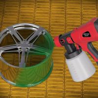 Wandfarbe Elektrische Spritzpistole Farbsprühsystem Lacke