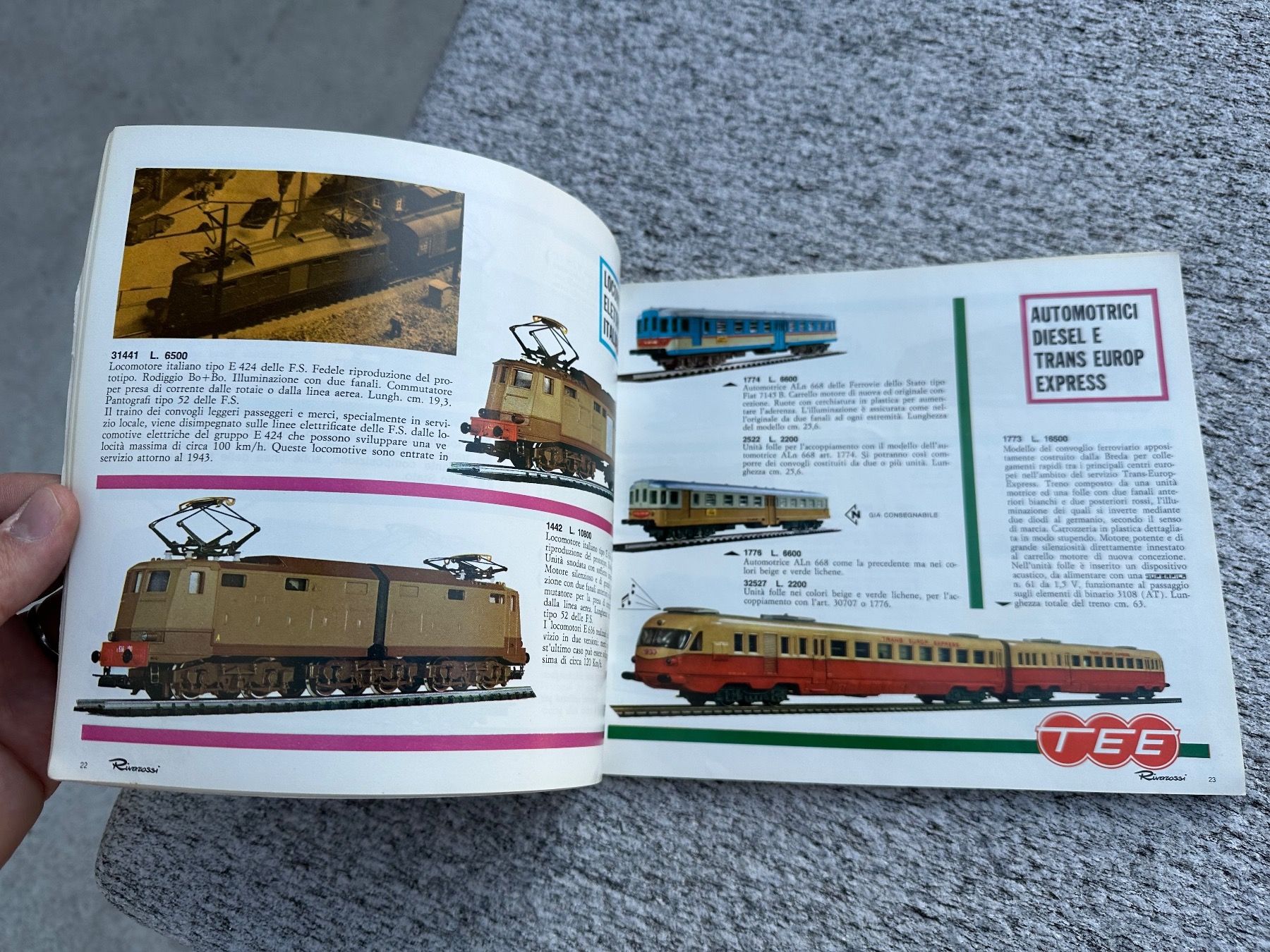 Rivarossi Trains électriques: Catalogo generale 1967 1968 Rivarossi – D'occasion à Chiasso par Carrara-Modellismo 2