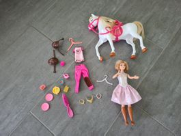 Barbie Puppen, Pferd und Zubehör