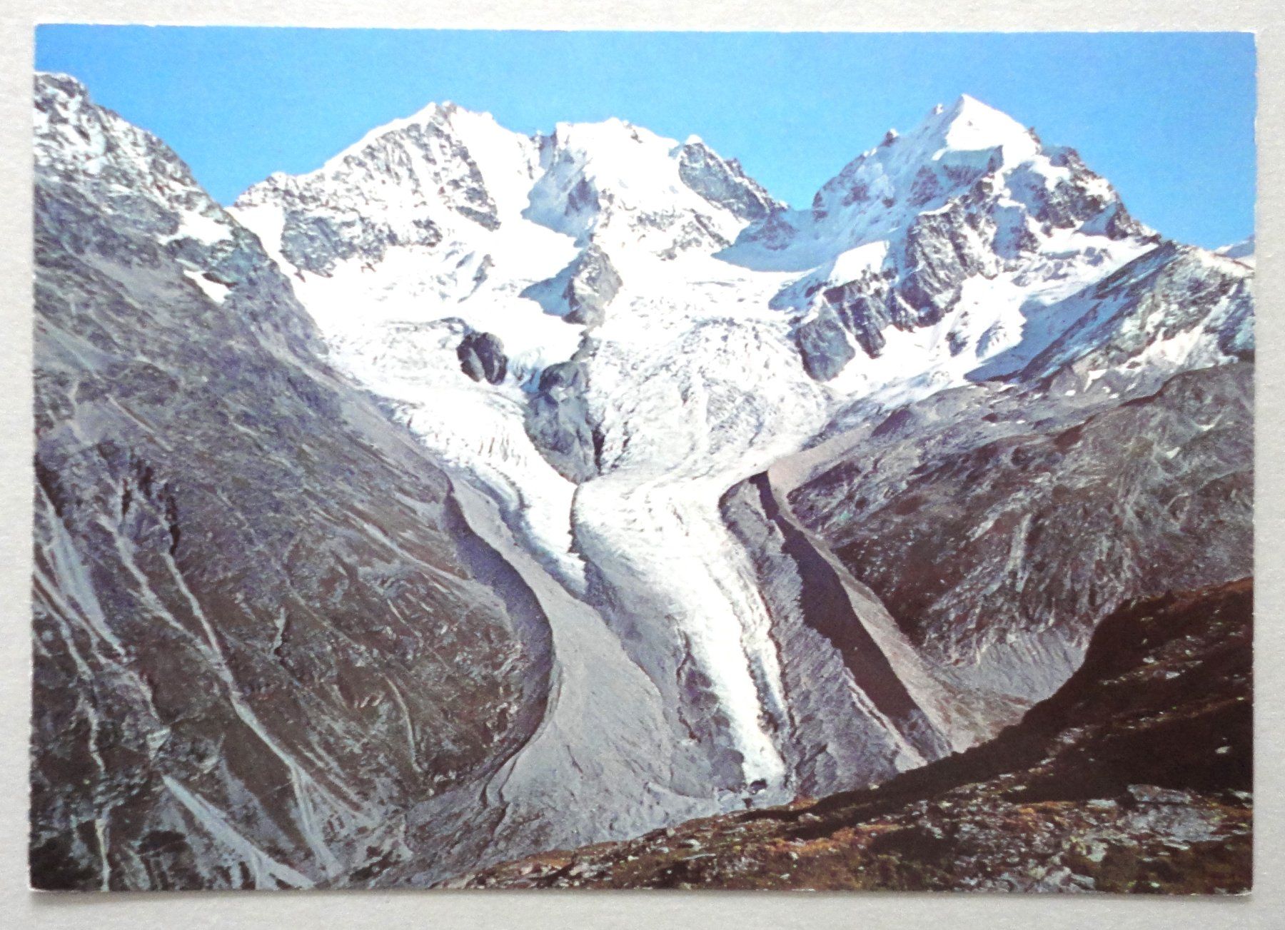 Cartoline postali: Blick von der Fuorcla-Surlej, Tschiervagletscher – Usato da Fétigny venduto da Billy2miny