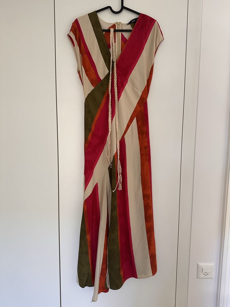 Mango Vestiti: Striped MNG Midi Dress  – Usato da Horgen venduto da ger_2y92