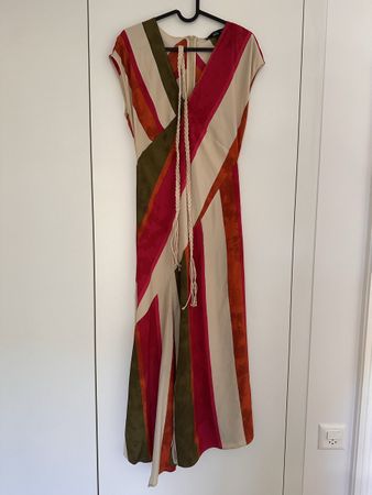 Striped MNG Midi Dress 