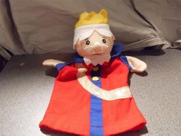 Kasperlifigur König, Stoff