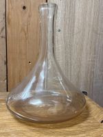 Wein Dekanter Karaffe, Glas, ca H 26 cm, Ø 21 cm
