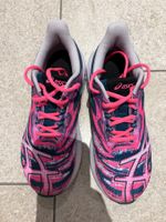 Asics Hallenschuh Mädchen/DamenGrösse 37 Pink/Blau gebraucht